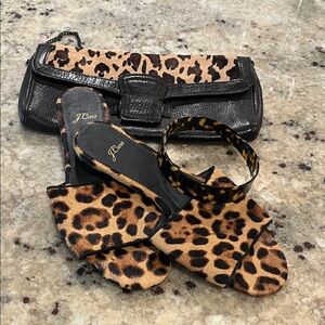 BR bag,J.crew slides, headband